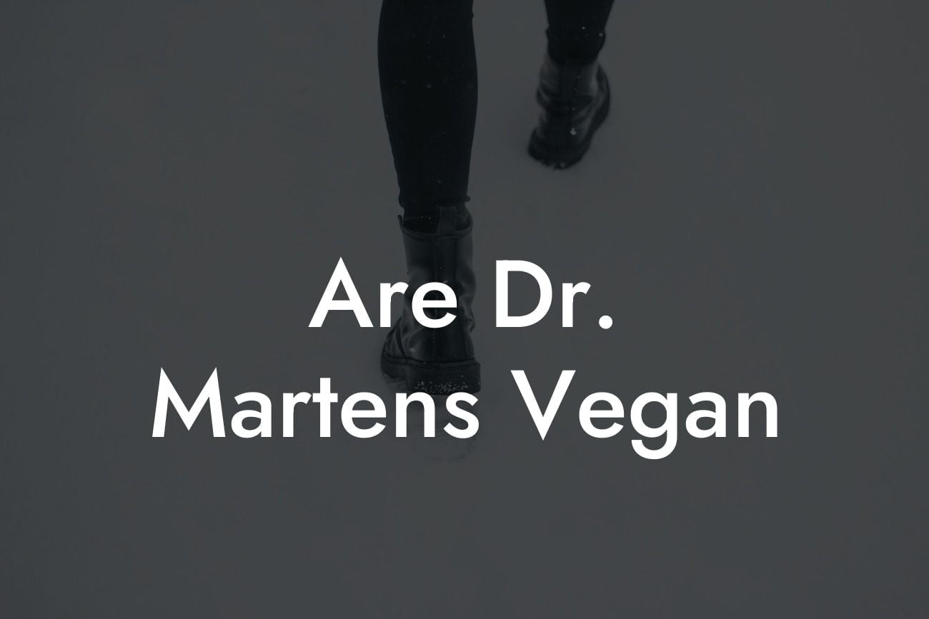 Are Dr. Martens Vegan