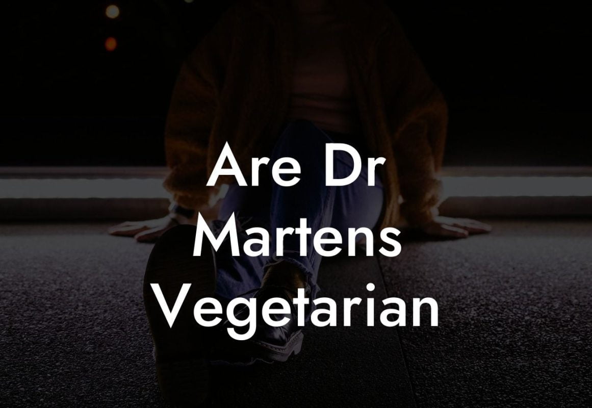 Are Dr Martens Vegetarian