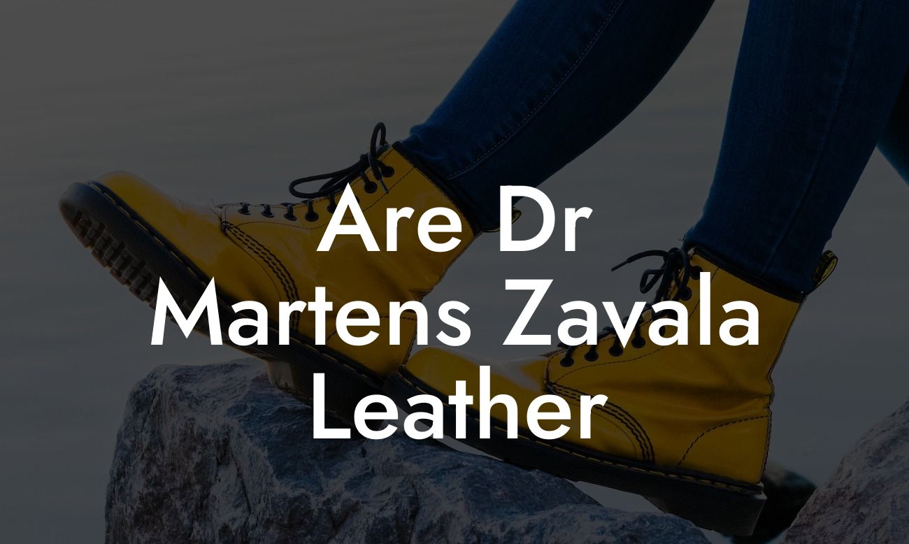 Are Dr Martens Zavala Leather