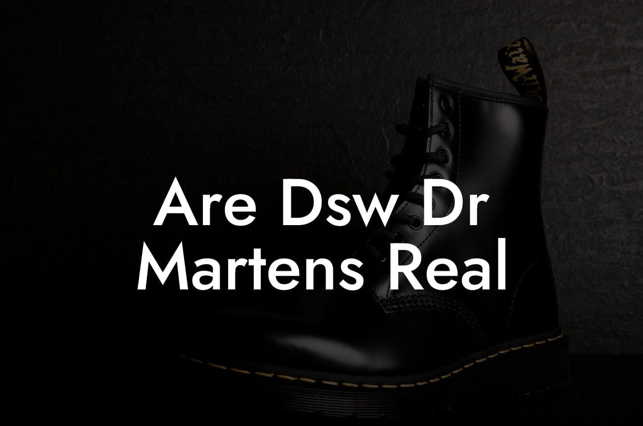 Are Dsw Dr Martens Real