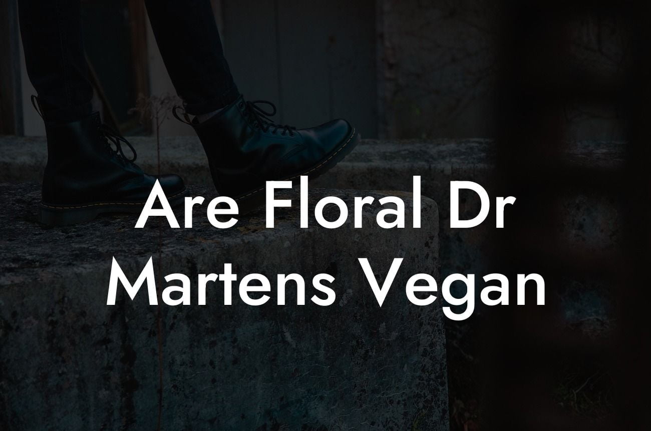 Are Floral Dr Martens Vegan