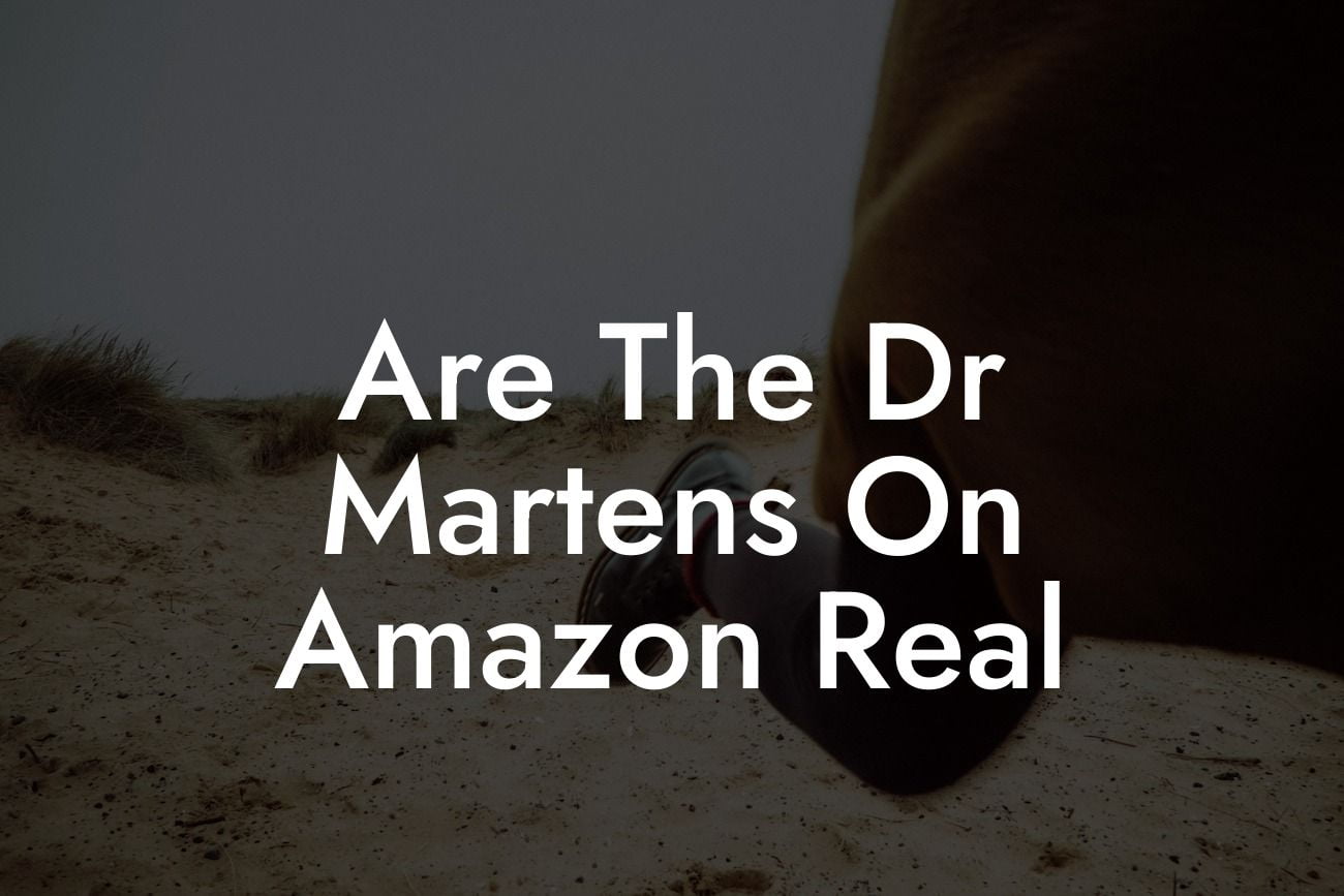 Are The Dr Martens On Amazon Real