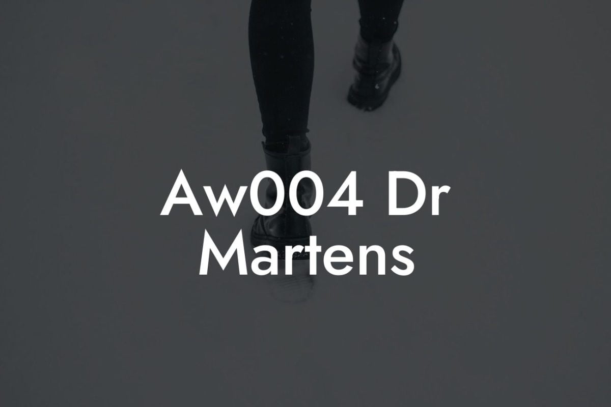 Aw004 Dr Martens