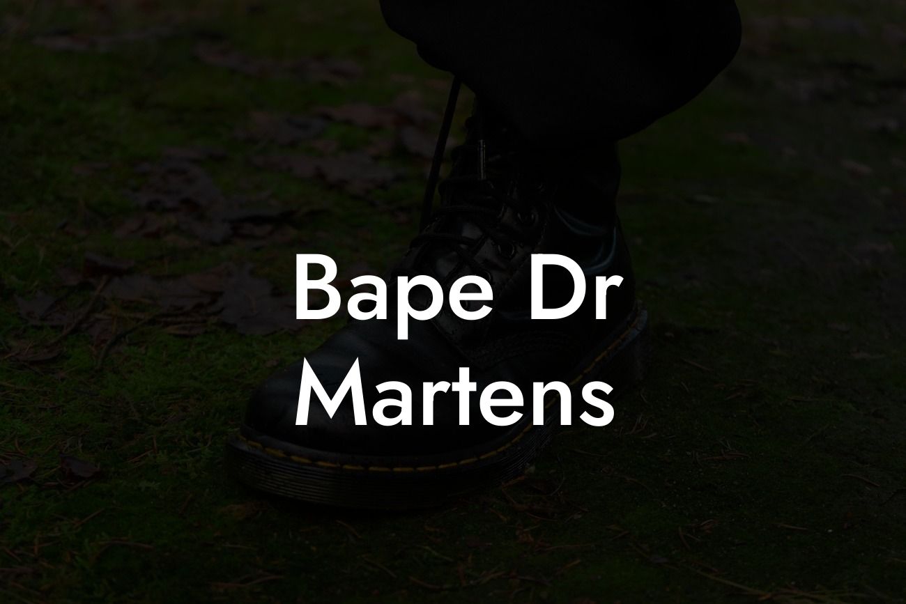 Bape Dr Martens