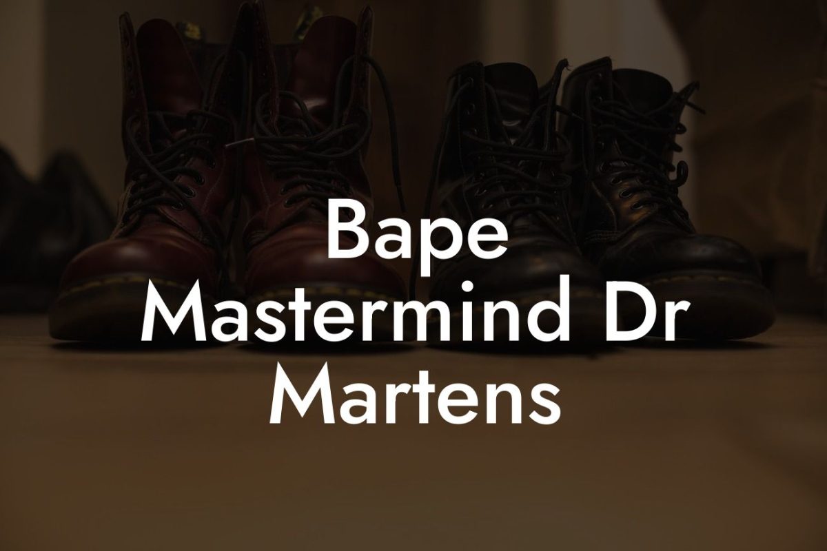 Bape Mastermind Dr Martens