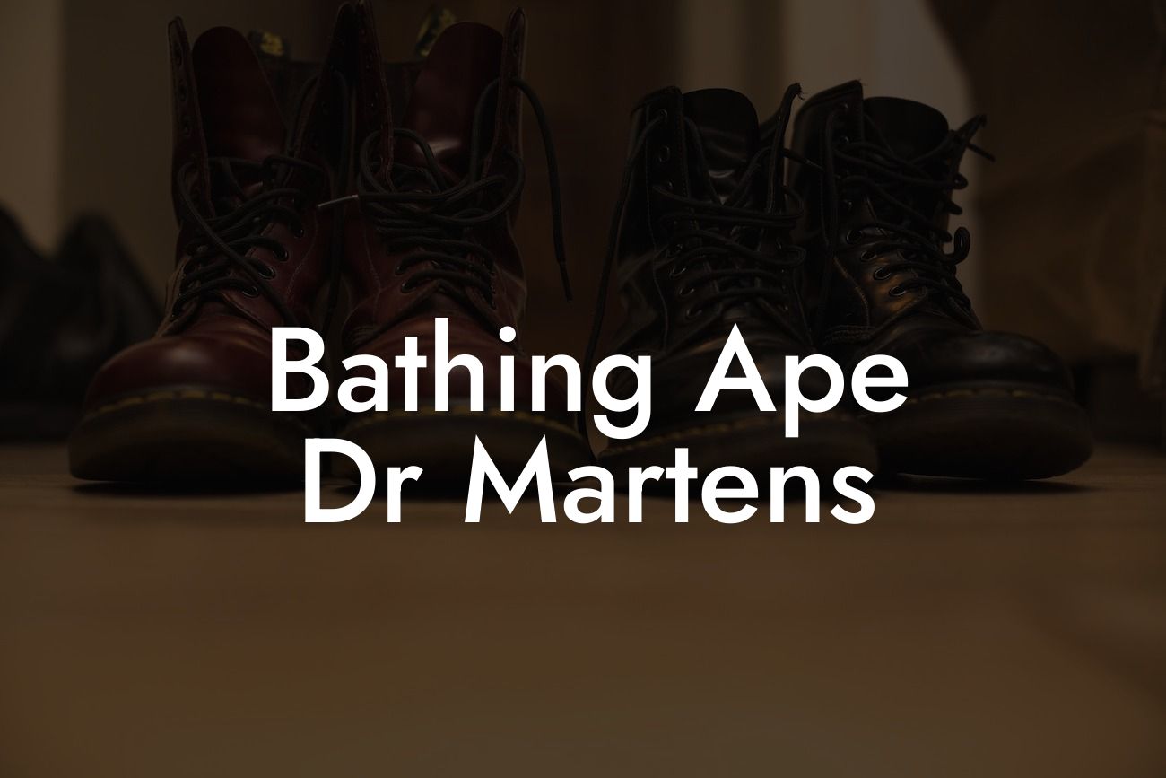 Bathing Ape Dr Martens