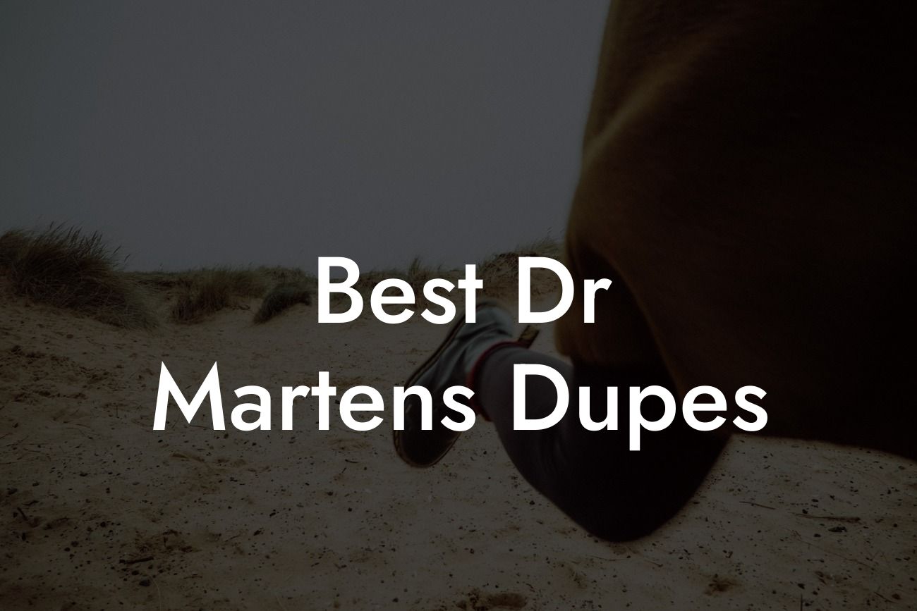Best Dr Martens Dupes