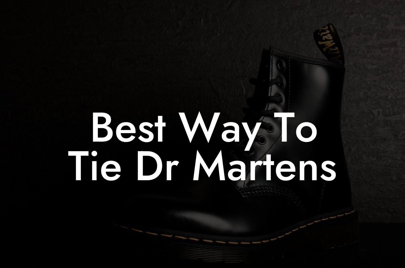 Best Way To Tie Dr Martens