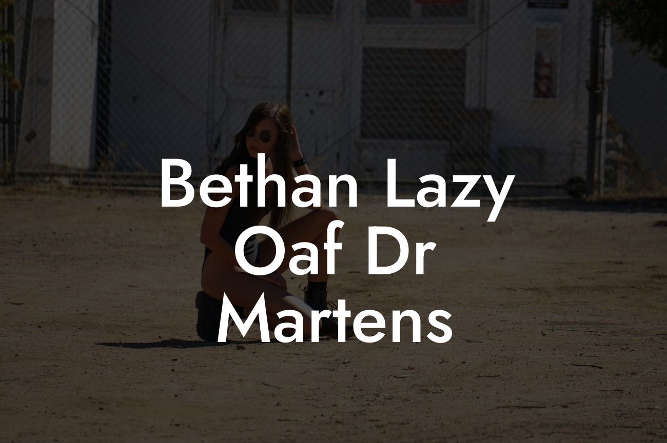 Bethan Lazy Oaf Dr Martens
