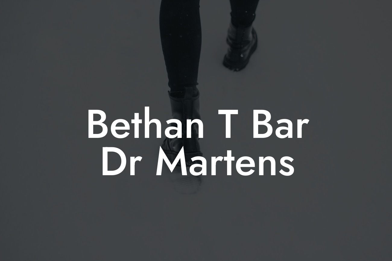 Bethan T Bar Dr Martens