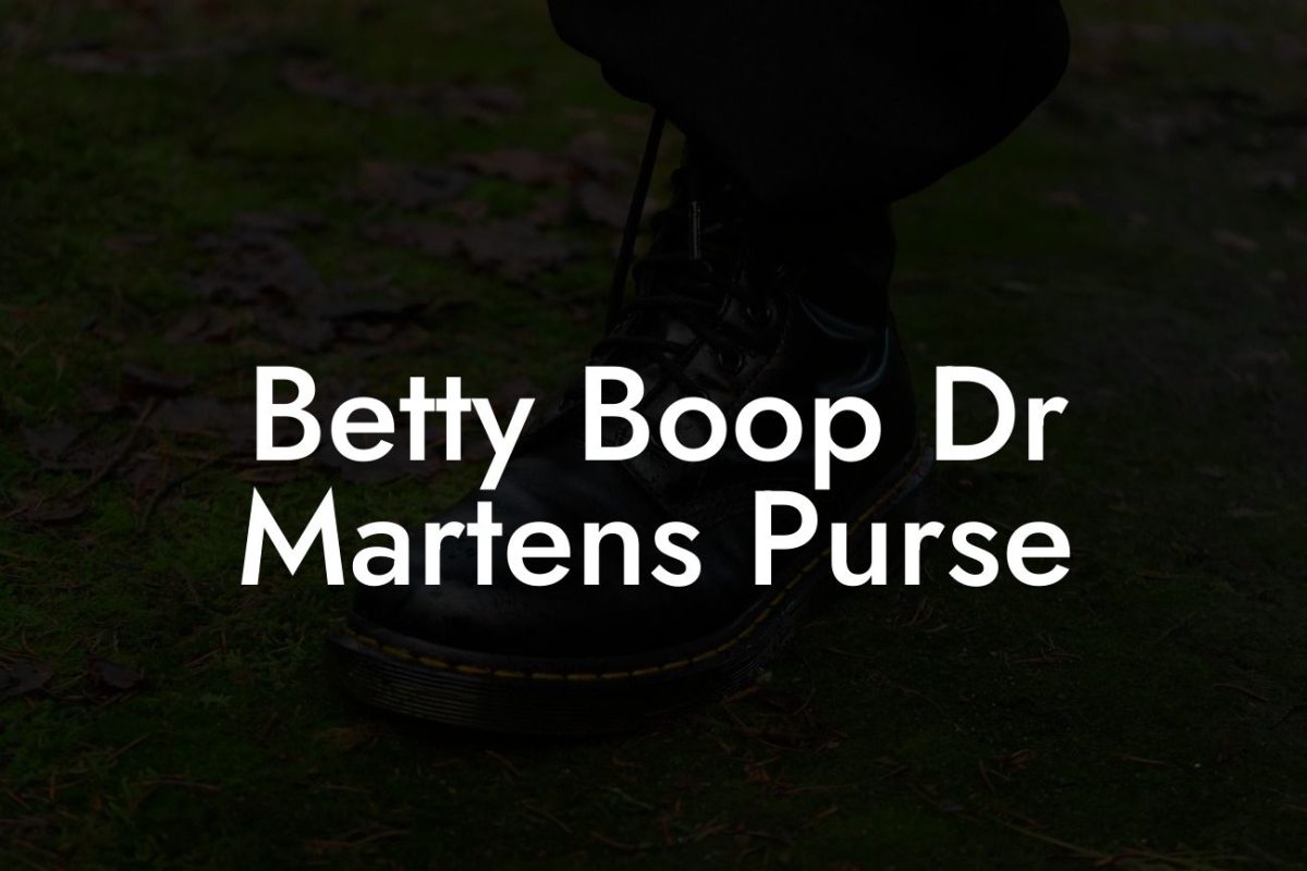 Betty Boop Dr Martens Purse