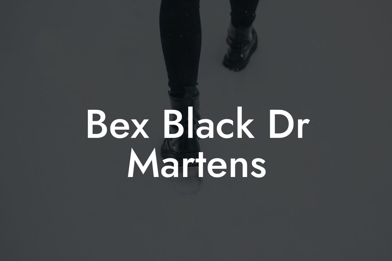 Bex Black Dr Martens