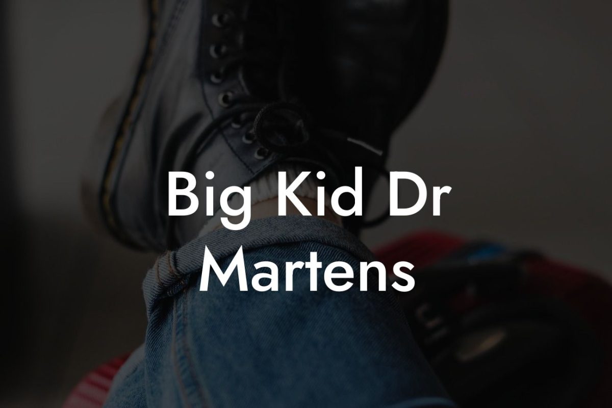 Big Kid Dr Martens