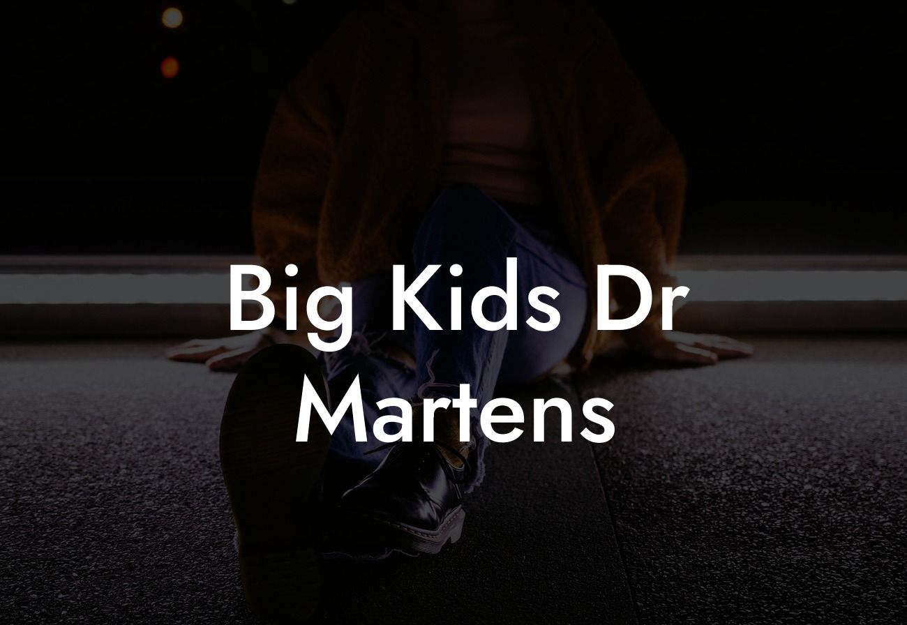 Big Kids Dr Martens