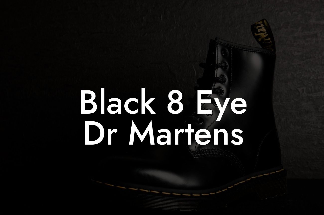 Black 8 Eye Dr Martens