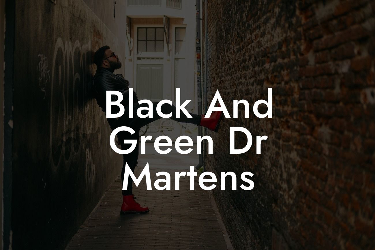 Black And Green Dr Martens
