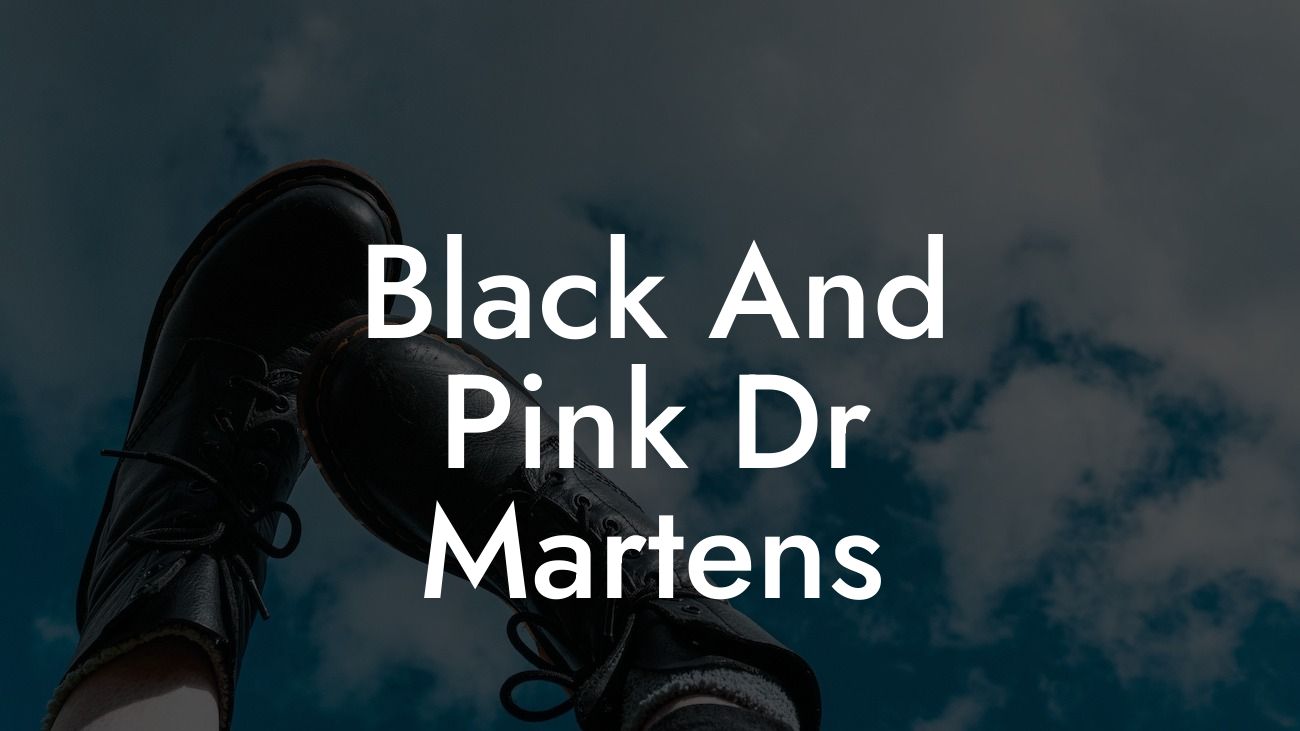 Black And Pink Dr Martens