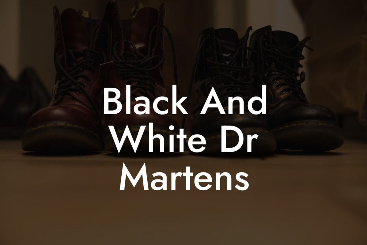 Black And White Dr Martens