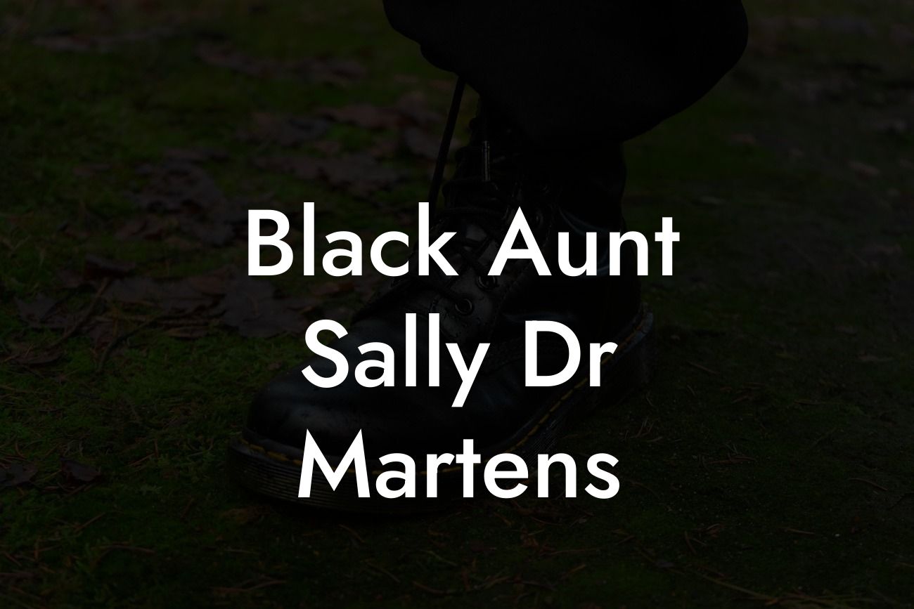Black Aunt Sally Dr Martens