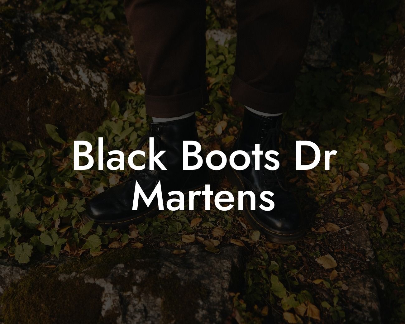 Black Boots Dr Martens