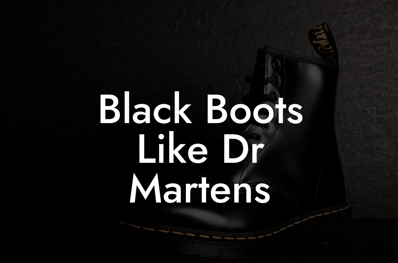 Black Boots Like Dr Martens