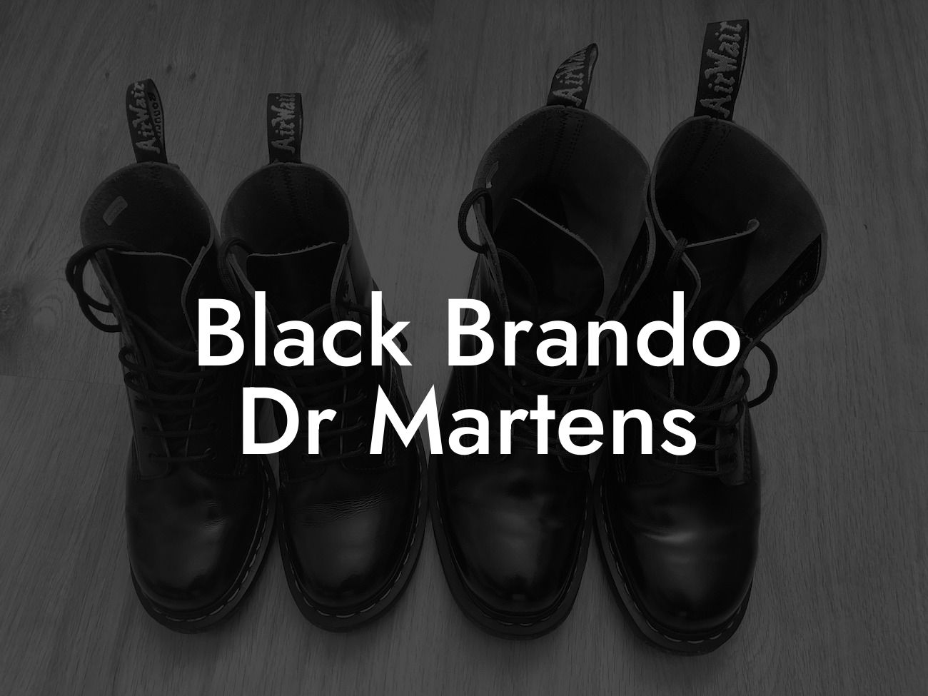 Black Brando Dr Martens