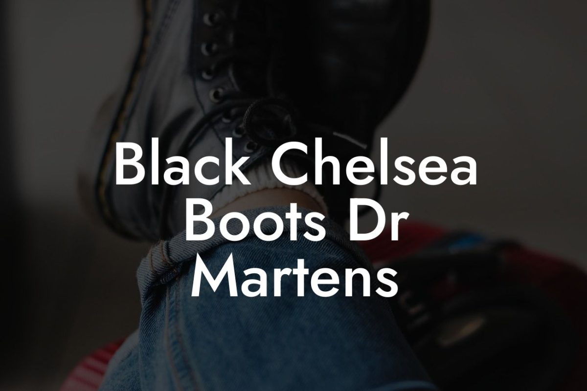 Black Chelsea Boots Dr Martens