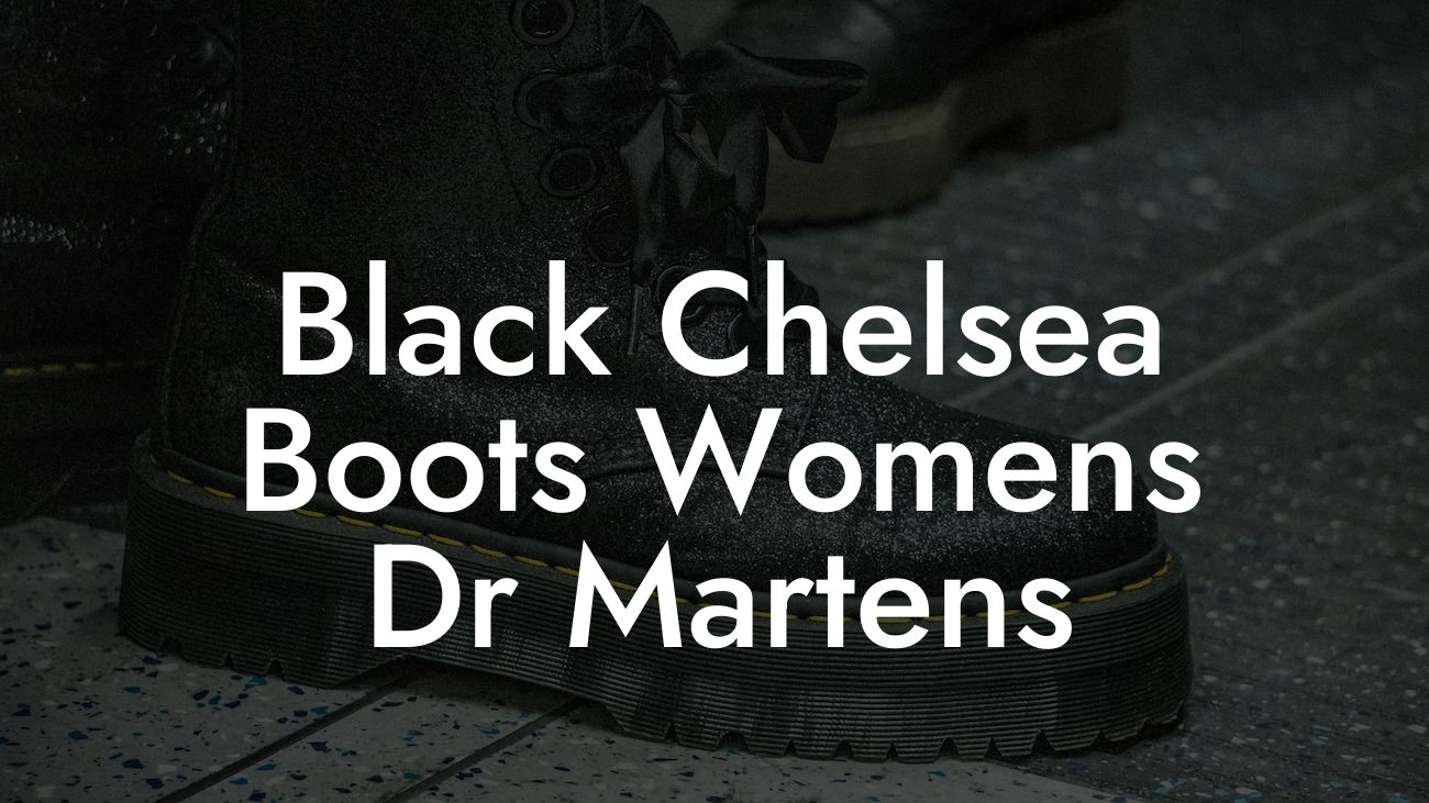 Black Chelsea Boots Womens Dr Martens