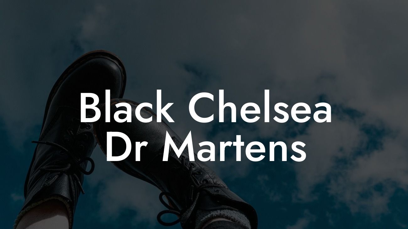 Black Chelsea Dr Martens