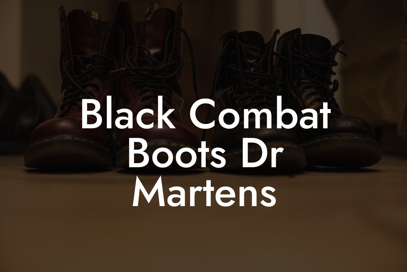 Black Combat Boots Dr Martens