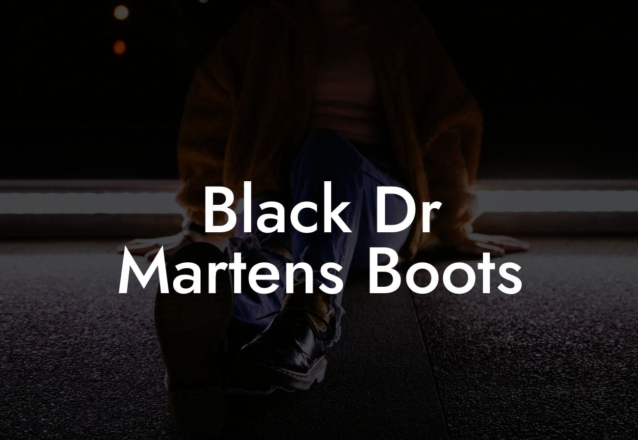 Black Dr Martens Boots