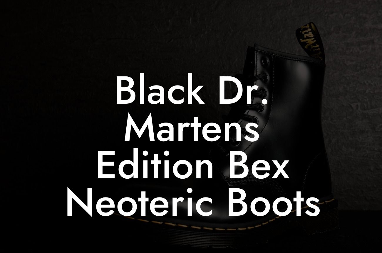Black Dr. Martens Edition Bex Neoteric Boots
