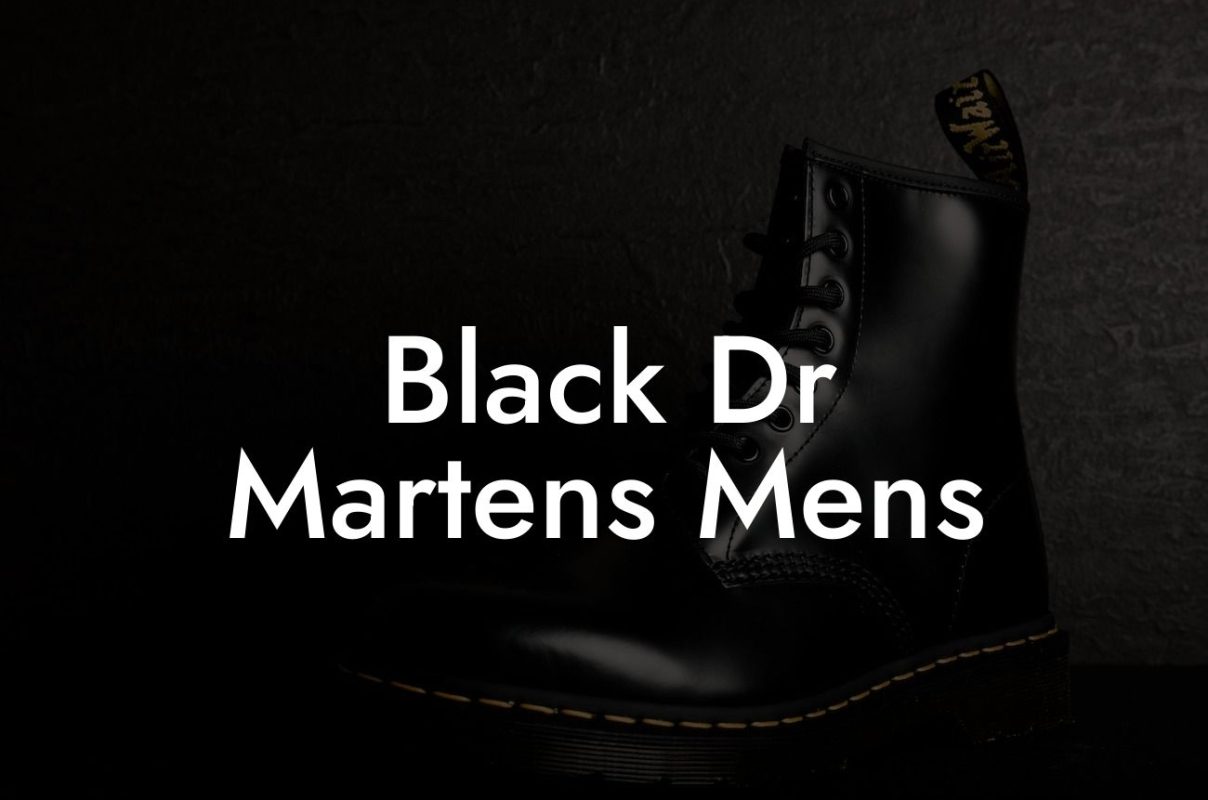 Black Dr Martens Mens