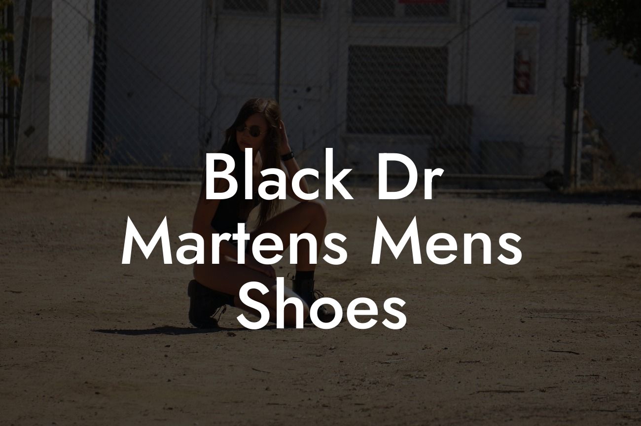 Black Dr Martens Mens Shoes