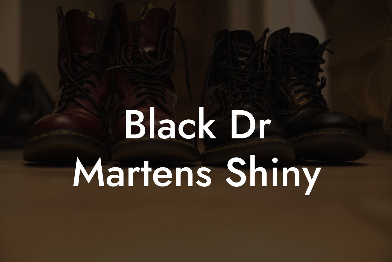 Black Dr Martens Shiny