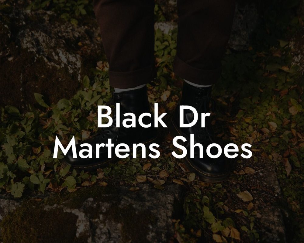 Black Dr Martens Shoes