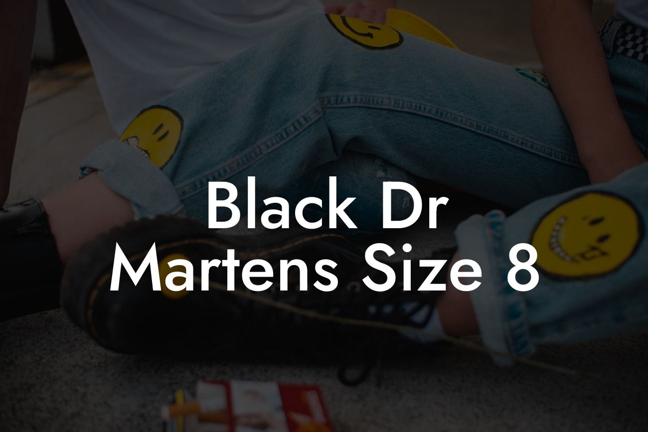 Black Dr Martens Size 8