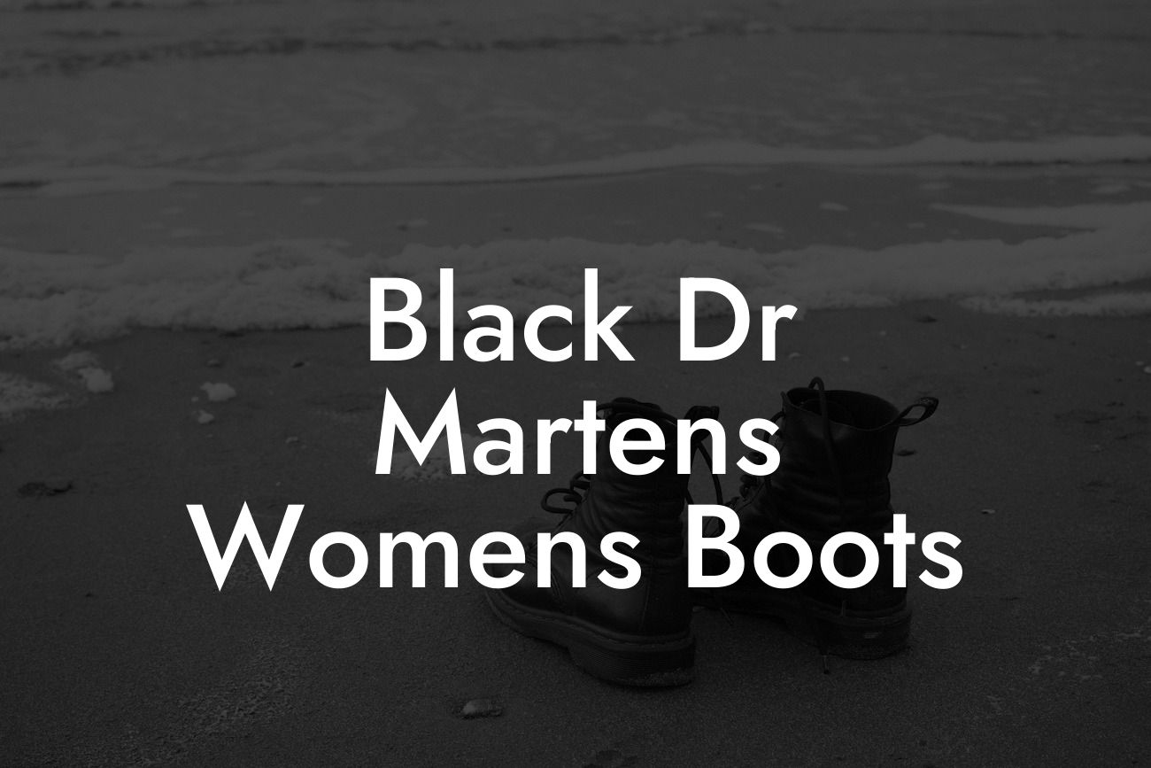 Black Dr Martens Womens Boots