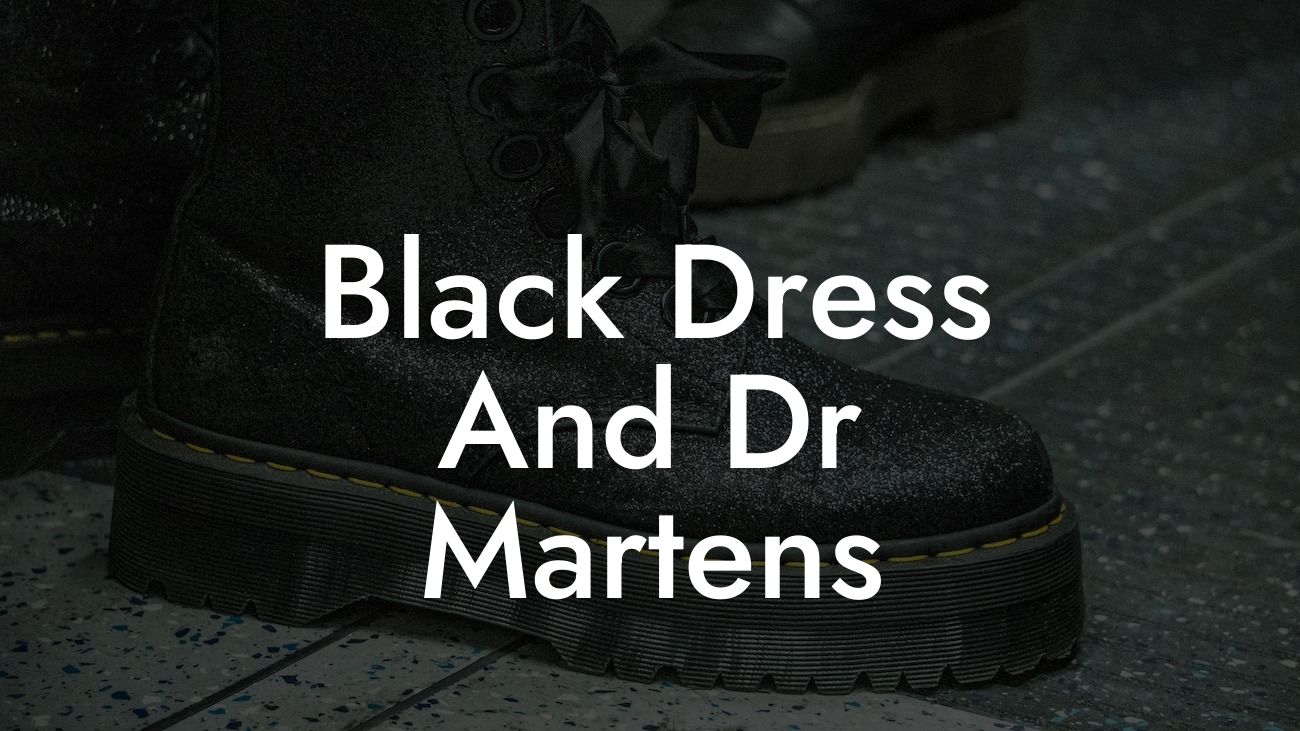 Black Dress And Dr Martens