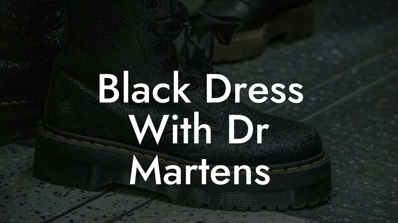 Black Dress With Dr Martens