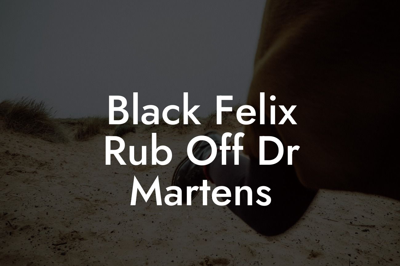 Black Felix Rub Off Dr Martens