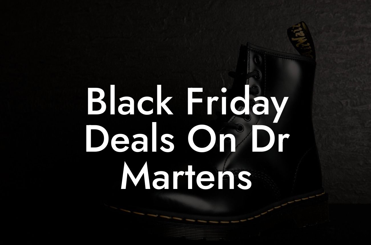 Black Friday Deals On Dr Martens