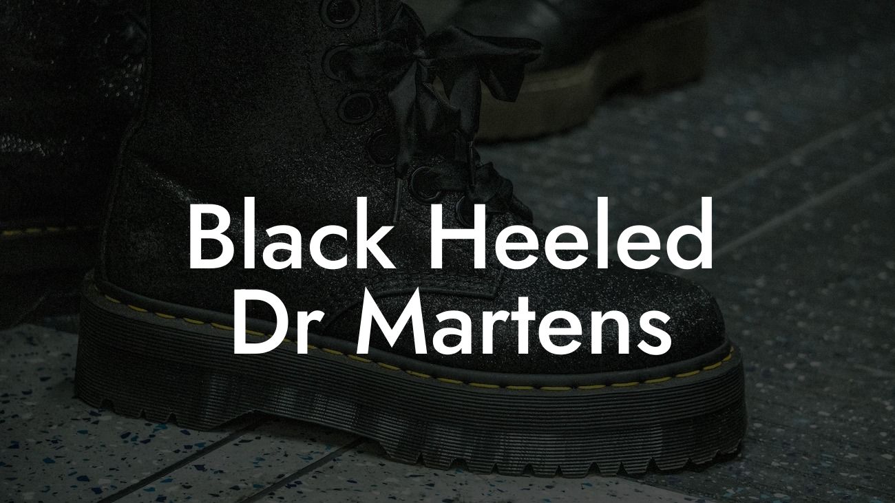 Black Heeled Dr Martens