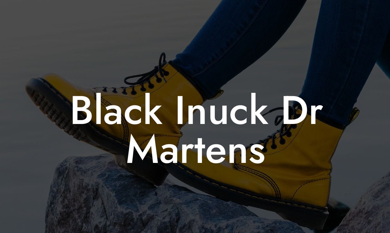 Black Inuck Dr Martens