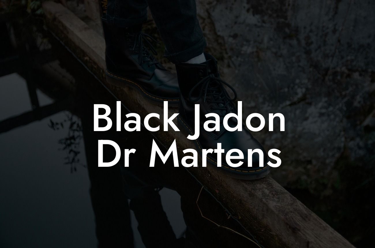 Black Jadon Dr Martens