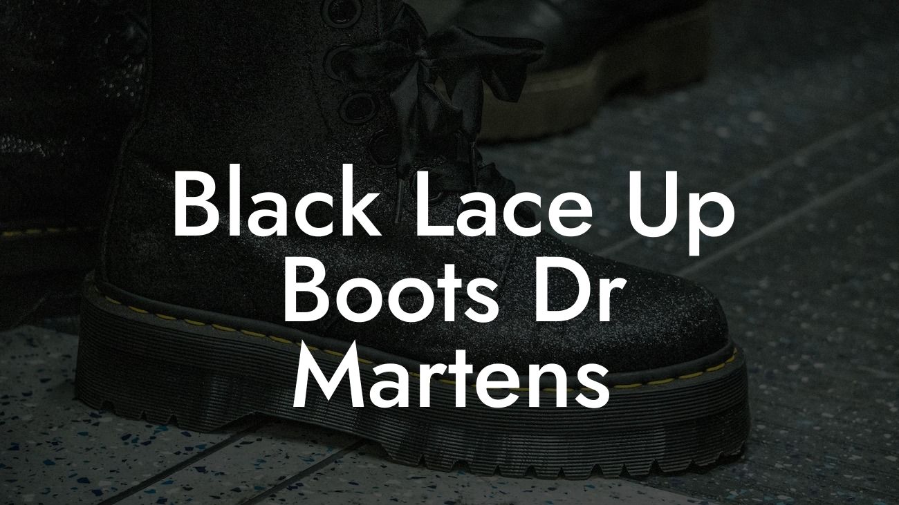 Black Lace Up Boots Dr Martens