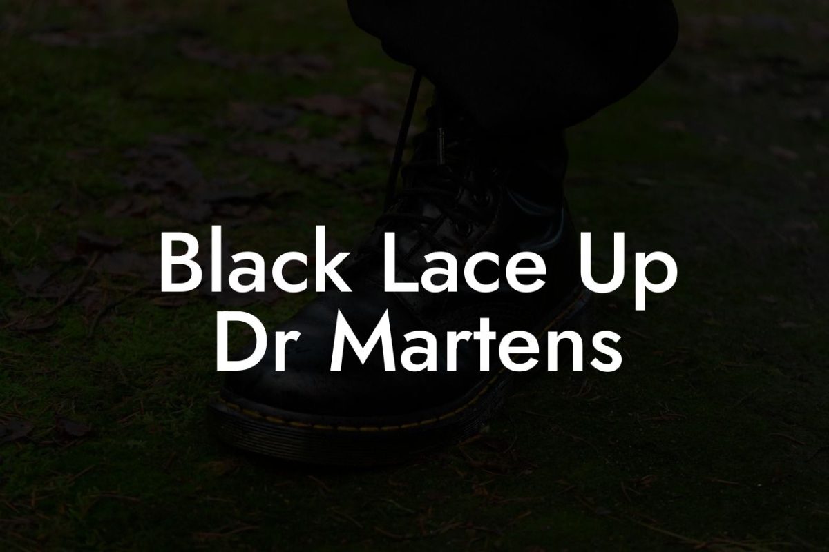 Black Lace Up Dr Martens