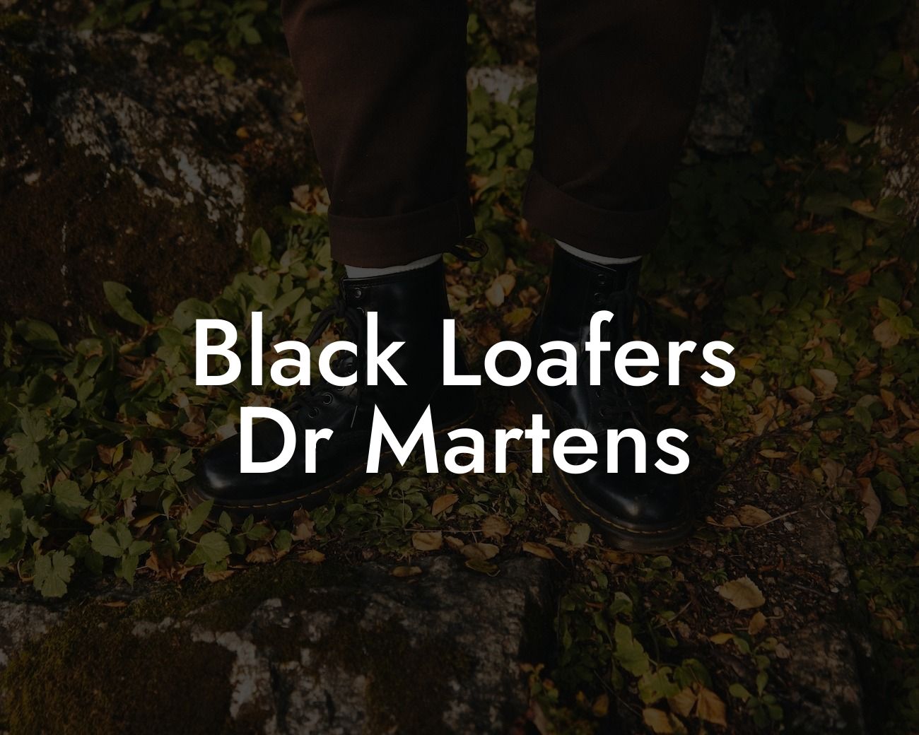 Black Loafers Dr Martens