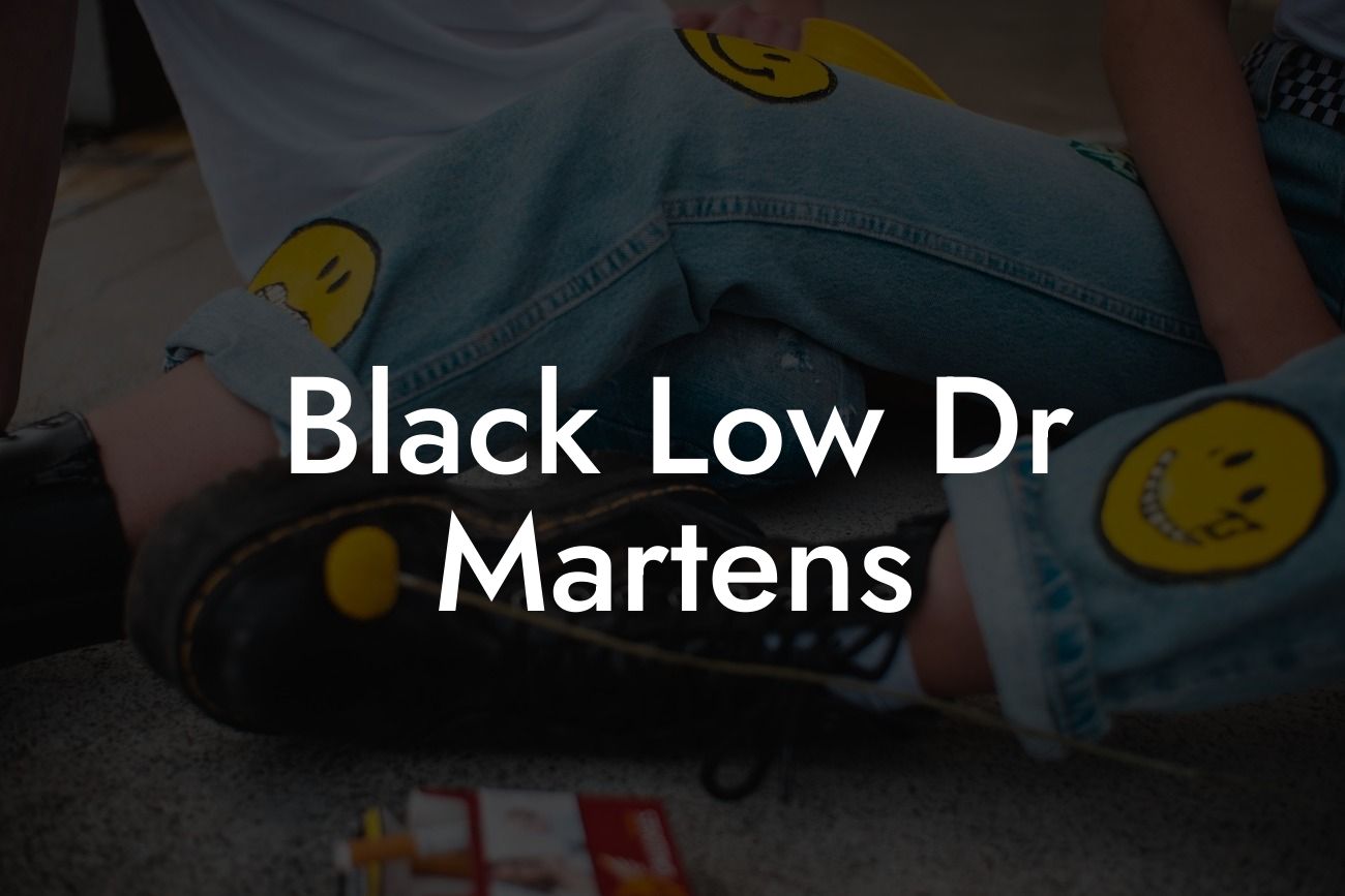 Black Low Dr Martens