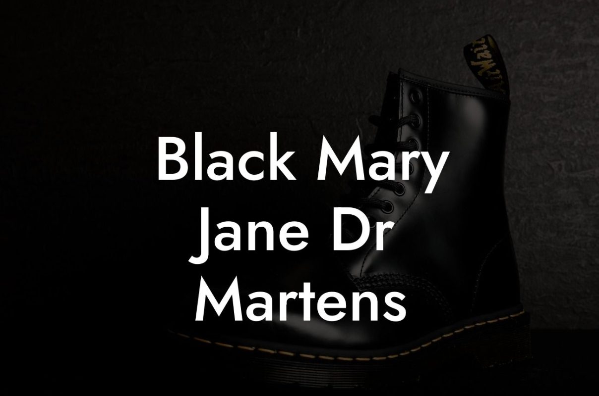 Black Mary Jane Dr Martens